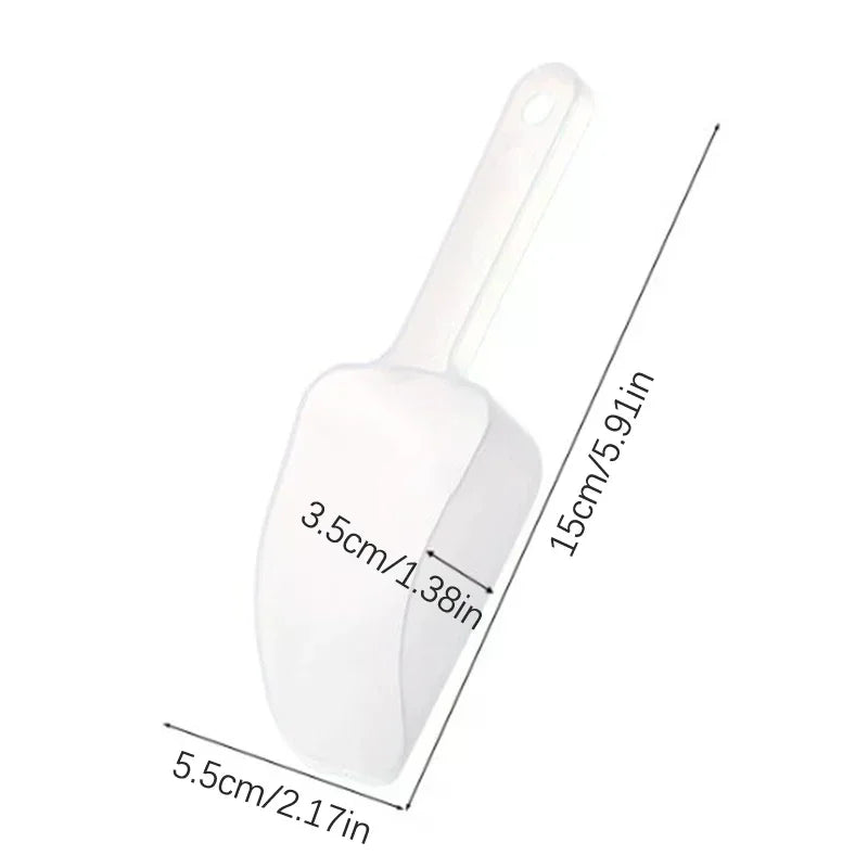 Plastic Kitchen Food Scoop – Ice, Flour, Candy & Rice Kitchen Food Scoop Qme
