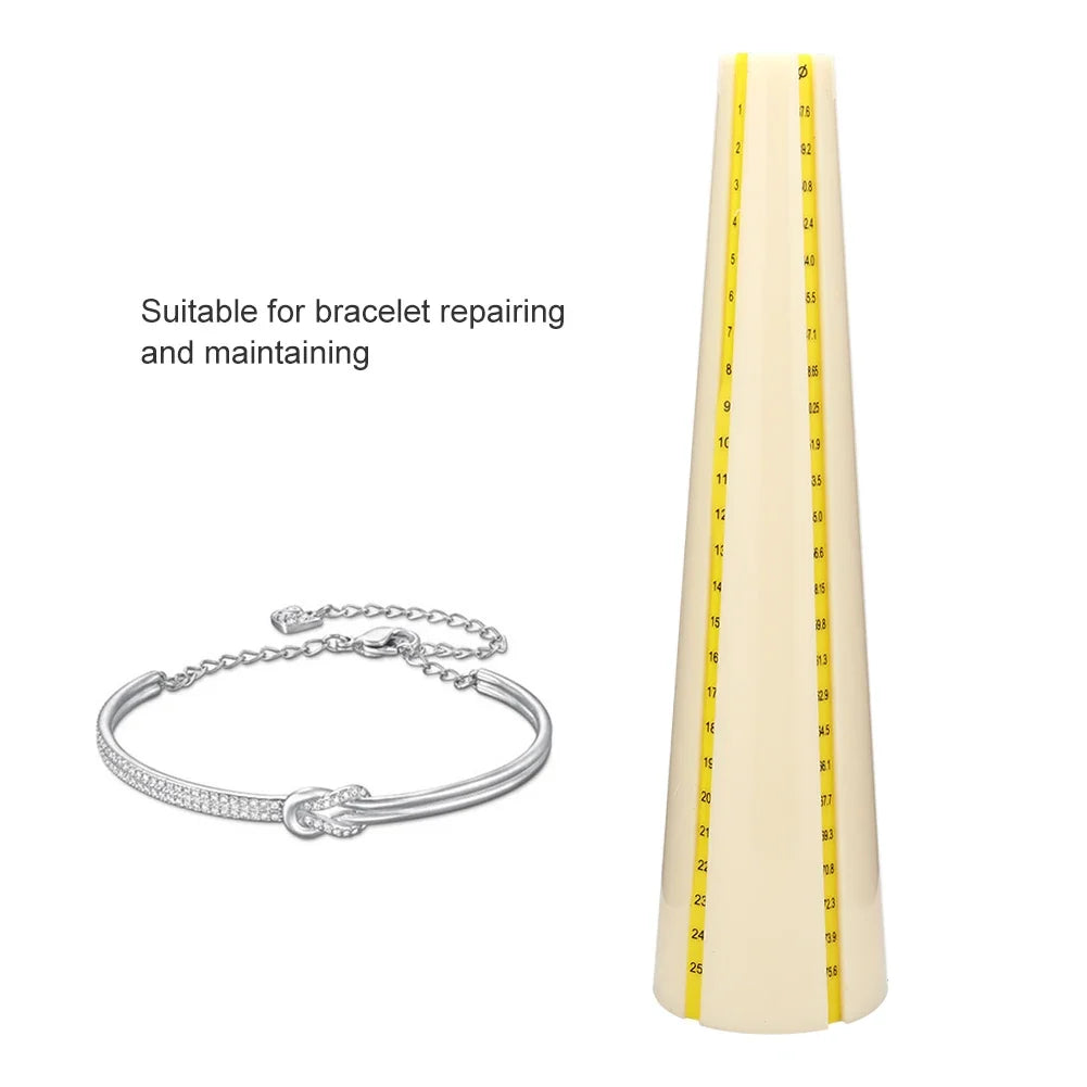Plastic Bracelet Mandrel Sizer Stick & Jewelry Hammer Tool Jewelry Making Tool Qme