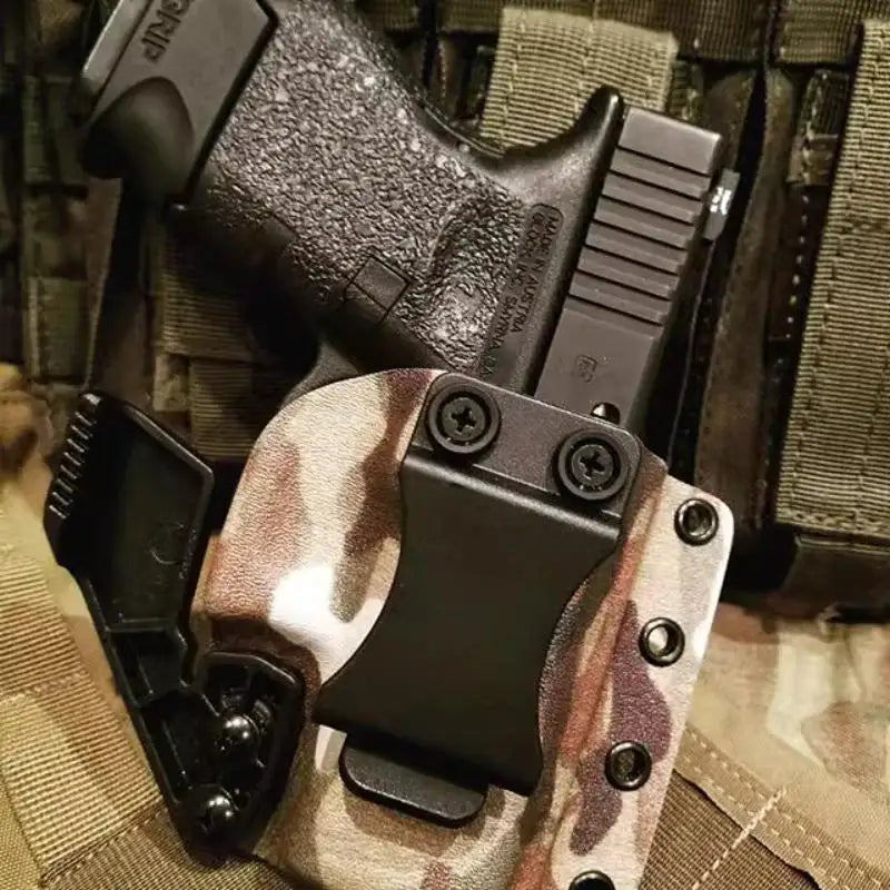 KYDEX IWB Belt Clip – Universal EDC Holster & Mag Pouch Clip EDC Belt Clip Qst