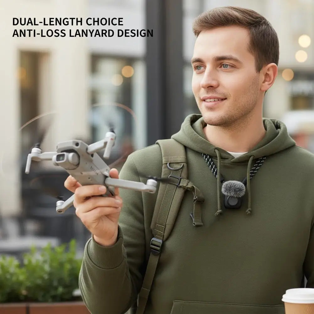 Magnetic Neck Strap for DJI Mic Mini 2 & Mic 2 Mount Bracket Microphone Accessory Qme
