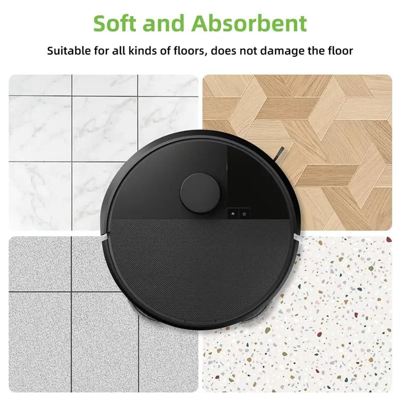 B15C Replacement Mop Pads for Roomba 400 & 500 Series – 8 Pack Robot Vacuum Mop Pads Qst