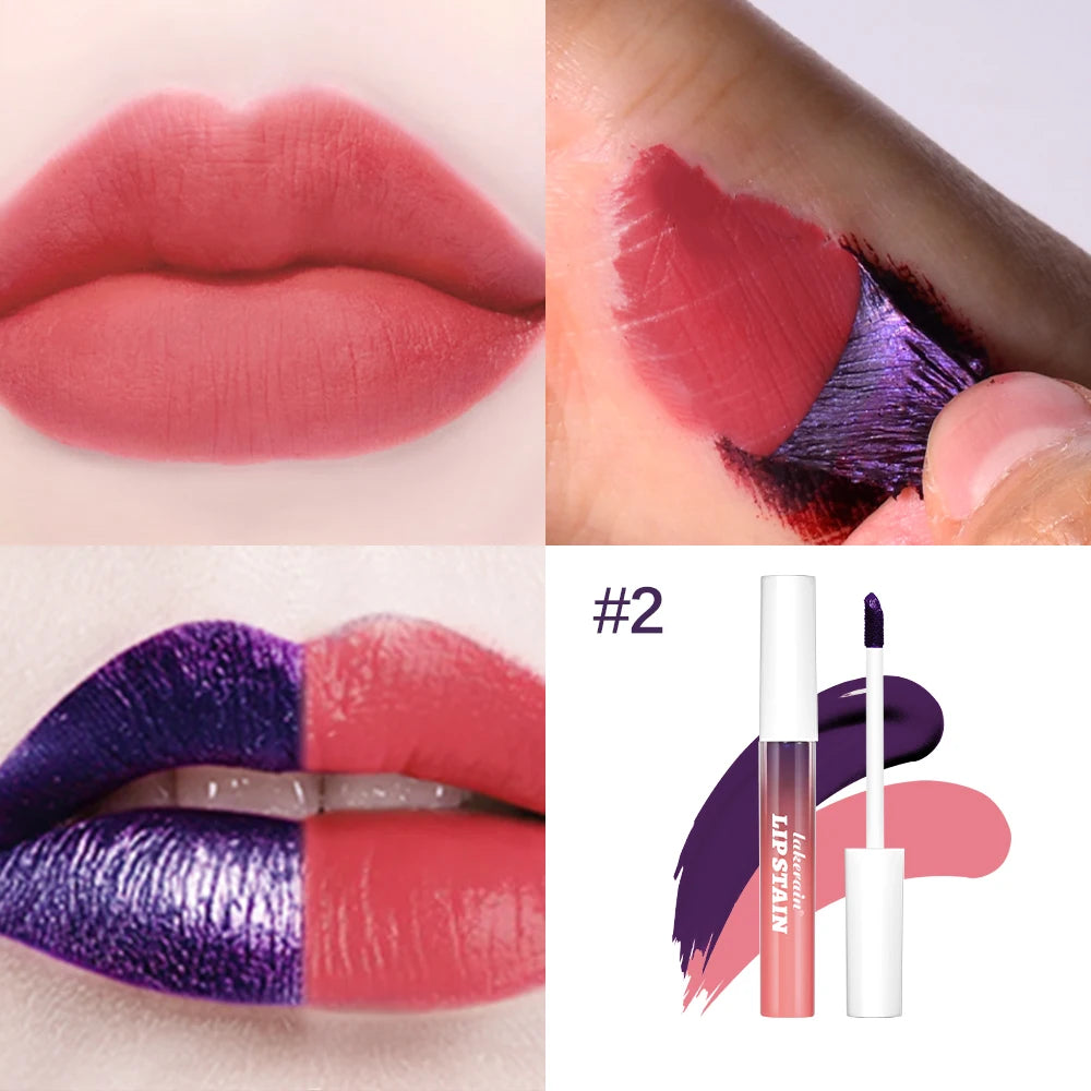 Lakerain Peel-Off Lip Stain – Waterproof Long-Lasting Lip Gloss Peel-Off Lip Stain Qst