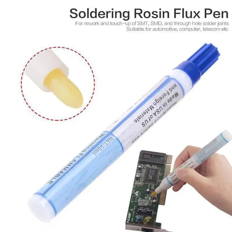 Kester 951 Rosin Flux Pen 10ml | No-Clean Low-Solid Solder Soldering Flux Pen Qme
