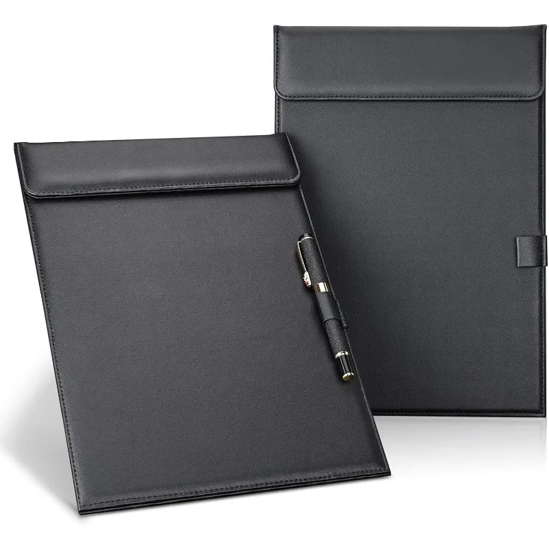A4 PU Leather Clipboard Folder & Document Holder Clipboard Folder Qme