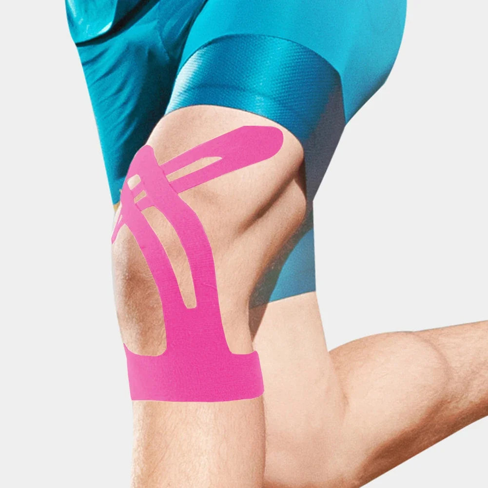 Precut Kinesiology Tape – Breathable Cotton Knee Sport Tape Athletic Kinesiology Tape Qme