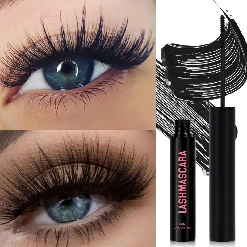 Qme Waterproof Tube Mascara – Thick Natural Black Lashes Tube Mascara Qme
