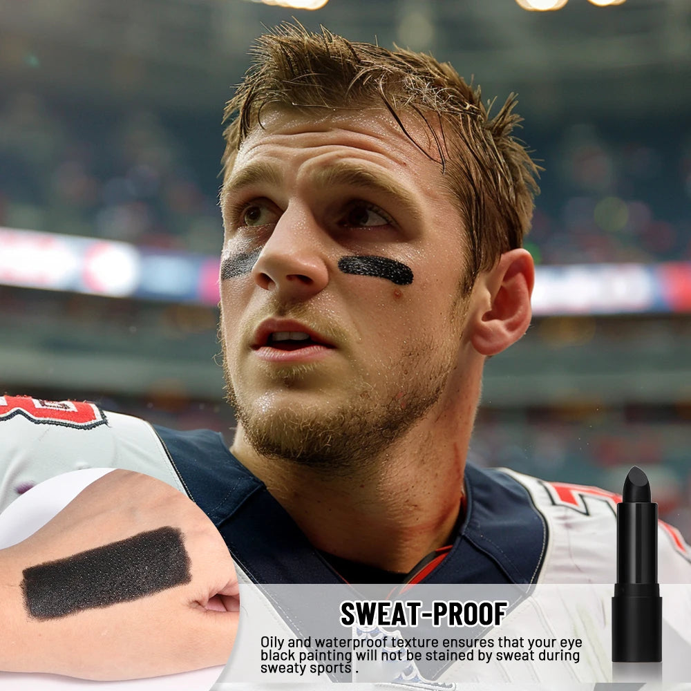 Eye Black Stick – Waterproof Sports Face Paint for Football Sports Face Paint Qst