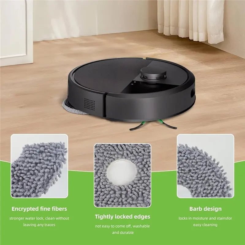 B15C Replacement Mop Pads for Roomba 400 & 500 Series – 8 Pack Robot Vacuum Mop Pads Qst