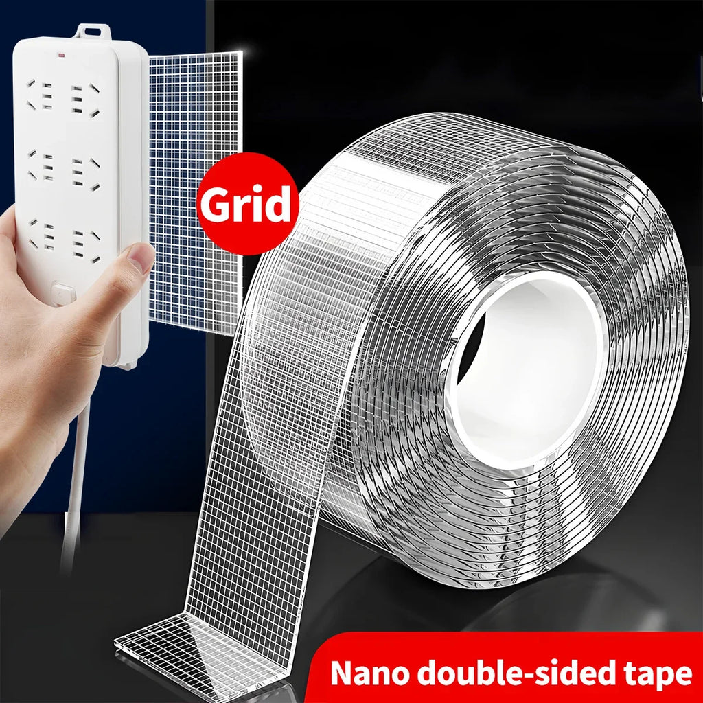5m Nano Double-Sided Tape – Ultra-Strong Clear & Waterproof Adhesive Tape Qme