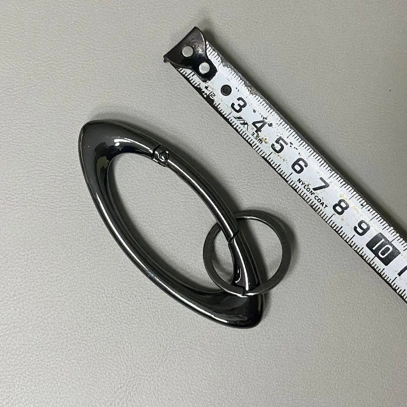 Zinc Alloy Cross Carabiner Keychain Bag Charm – 16 Colors Carabiner Keychain Charm Qme A12