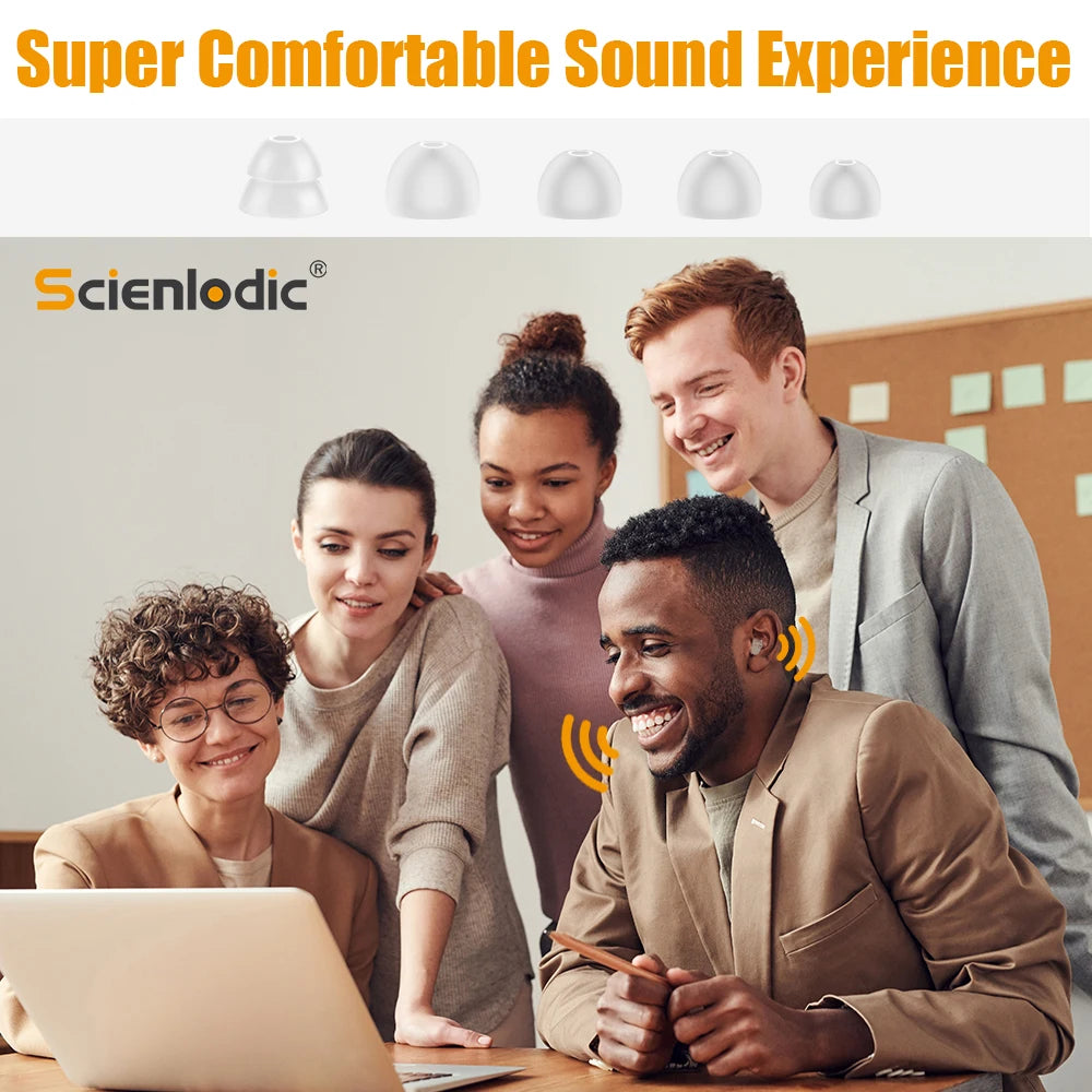 Mini Invisible ITE Sound Amplifier – Adjustable Tone, With Box Personal Sound Amplifier Qst