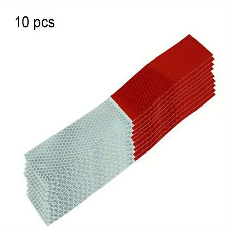Reflective Safety Stickers for Cars Trucks & Trailers Reflective Safety Stickers Qme 10pcs