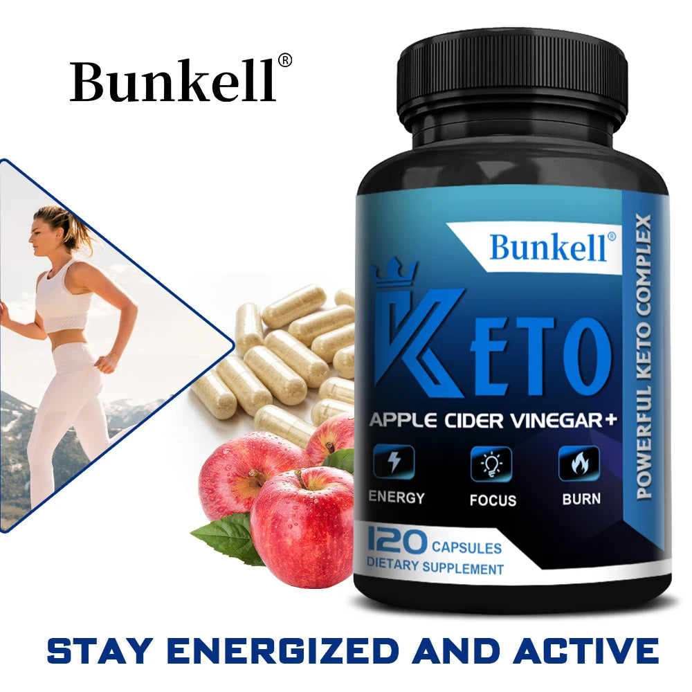 Keto + ACV Capsules – Ketosis & Weight Management, 60ct Keto ACV Supplement Qst