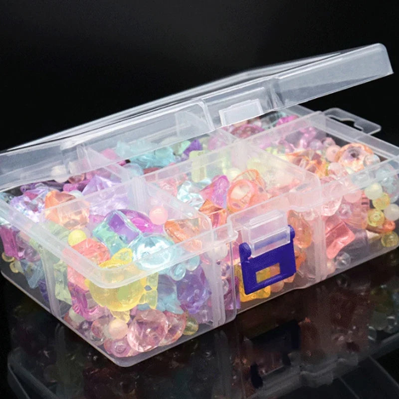 6-Grid Removable Desktop Storage Box – Jewelry, Tools & Gear Desktop Storage Box Qme