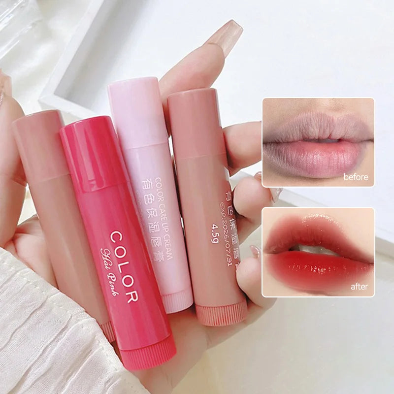 YOUNGCOME Colored Moisturizing Lip Balm – Hydrating Tinted Tinted Lip Balm Qst