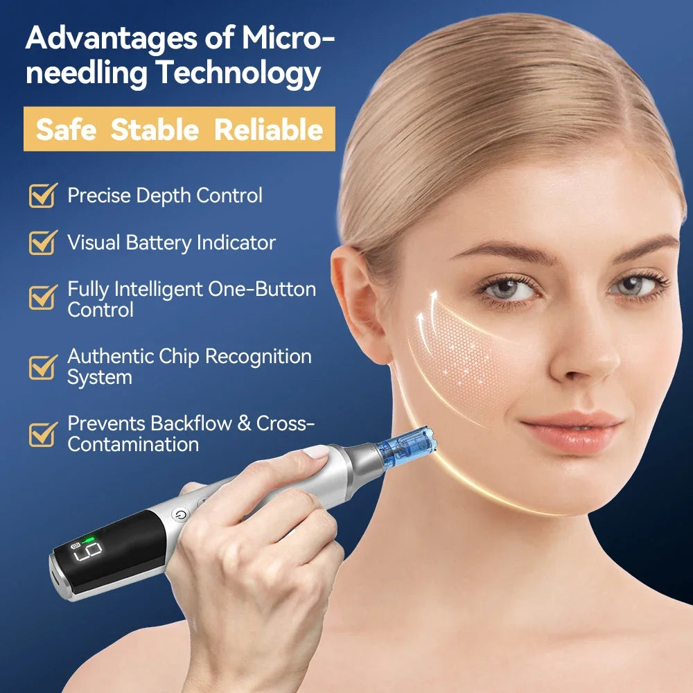 Dr. Pen M9 Microneedling Pen + Hello Face M300 LED Mask Combo Microneedling & LED Combo Qst