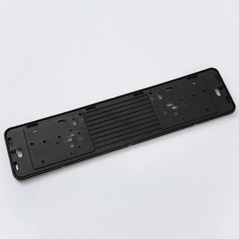Universal Car License Plate Holder Frame – Secure Lock License Plate Frame Qst