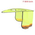 Hard Hat Neck Shield Reflective Sun Shade Brim – UV Cover Hard Hat Neck Shield Qme F