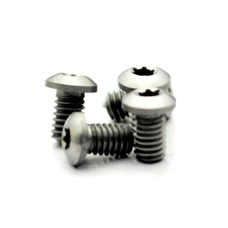 4-Pack T6 Torx Stainless Steel Pocket Knife Back Clip Screws Knife Clip Screws Qst