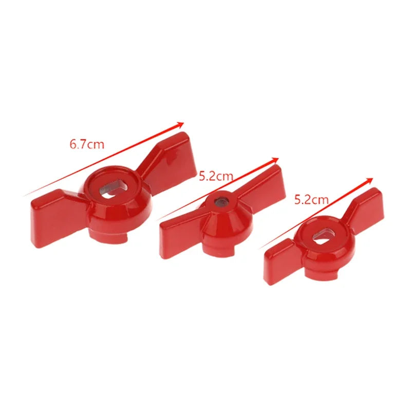 Aluminum Butterfly Handle Ball Valve Wrench – Red, 2-Pack Valve Wrench Handle Qme