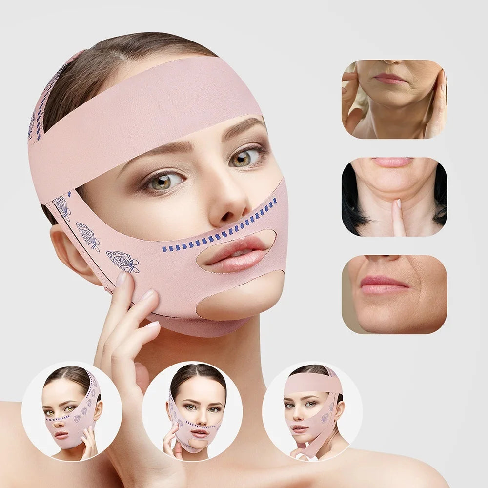 V Line Face Shaper Bandage – Chin & Cheek Lift Strap Face Shaper Strap Qst