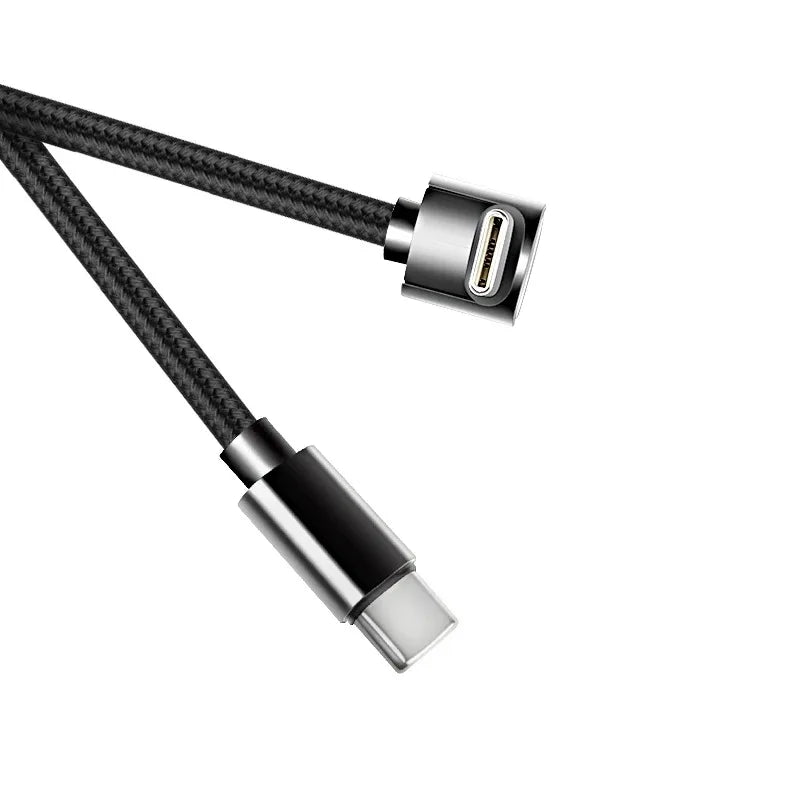 90° Braided USB-C PD Fast Charging Cable – 4 Lengths USB-C Charging Cable Qme