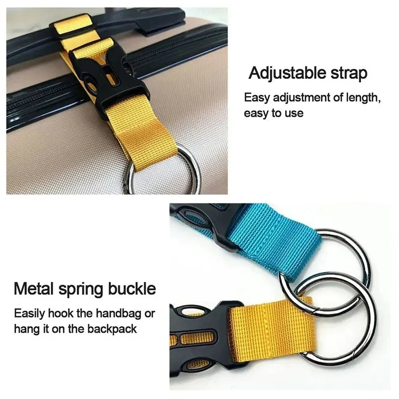 Nylon Luggage Band Belt Buckle – Multifunctional Backpack Strap Luggage Strap Buckle Qme