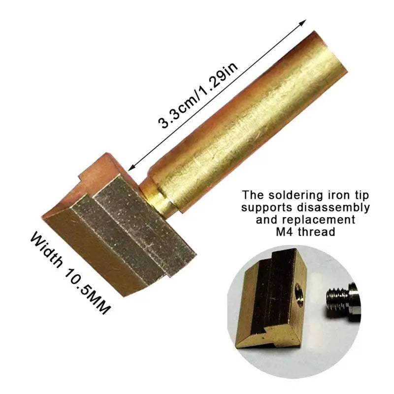 Spade Soldering Iron Tip 10.5mm for 936 937 888D Series Soldering Iron Tip Qme A1