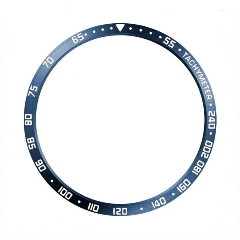 Metal Bezel Frame for Samsung Galaxy Watch 6 5 4 – Speed Scale Ring Watch Bezel Frame Qme Blue-E Watch 4 5 44mm
