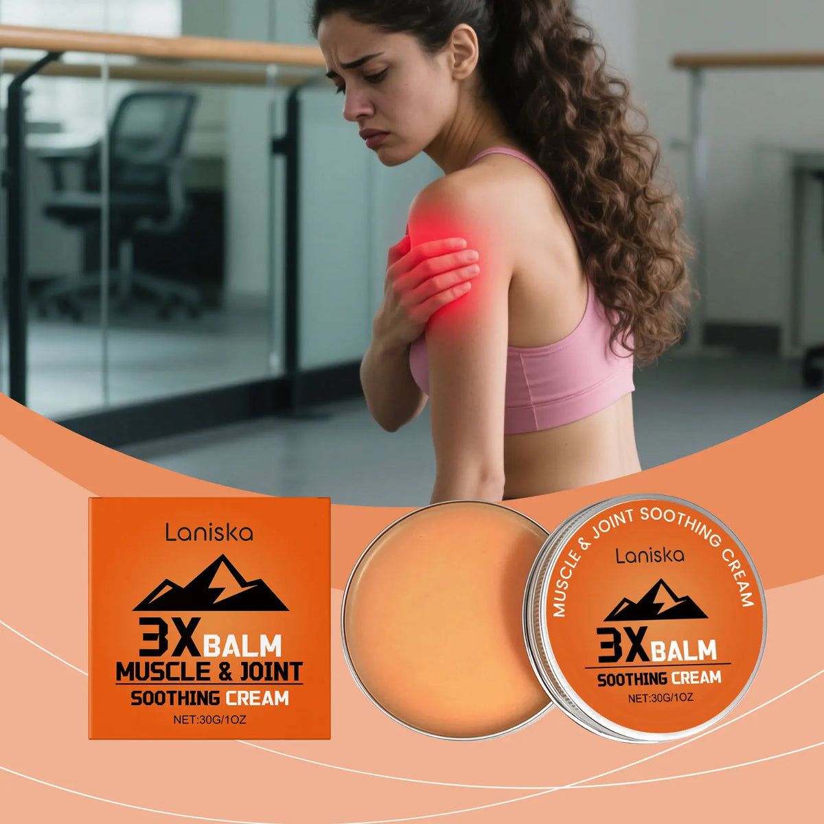 Therawolf Joint Comfort Balm – Knee & Shoulder Support Joint Comfort Balm Qst