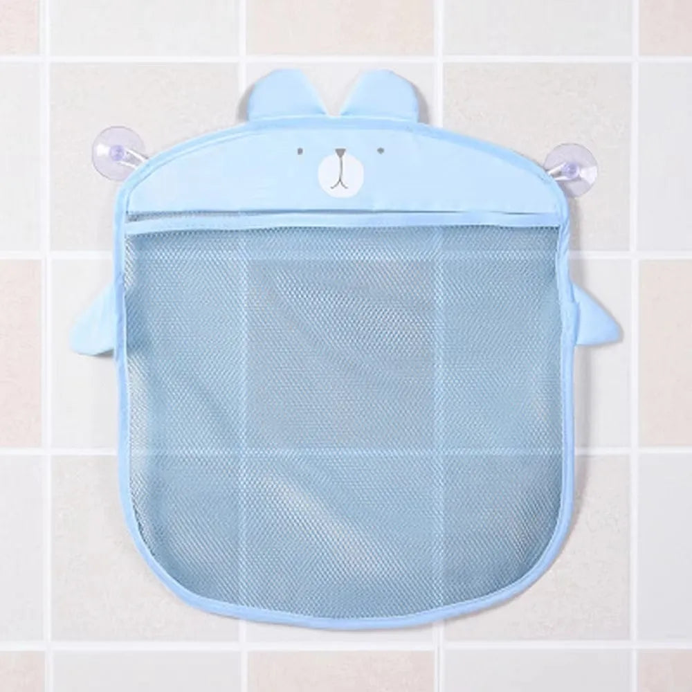 Cartoon Colorful Mesh Hanging Storage Basket – Kitchen & Bath Hanging Storage Basket Qme 1pc Blue