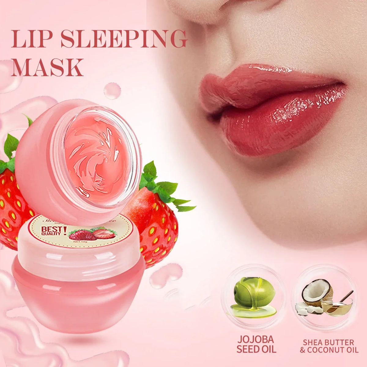 Sleeping Lip Mask Balm Set – Overnight Moisturizing Lip Care Lip Mask Balm Set Qme