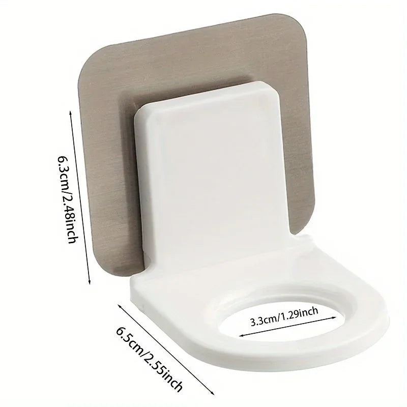 Self-Adhesive Wall Hook Bathroom Shampoo & Shower Gel Shelf Bathroom Wall Hook Qme