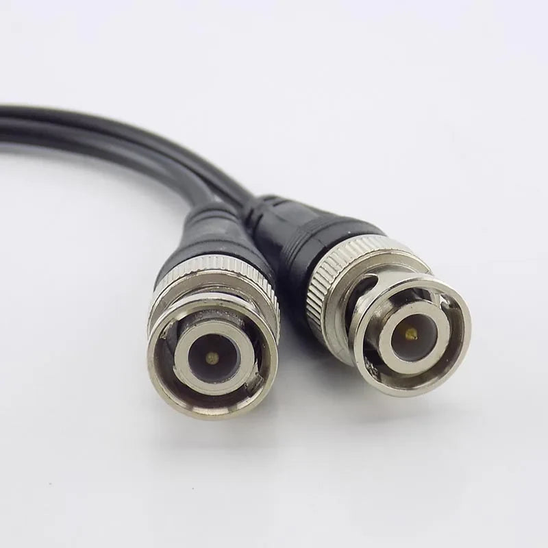 BNC DC Power Pigtail Cable Male Female Connector for CCTV BNC Pigtail Cable Qme