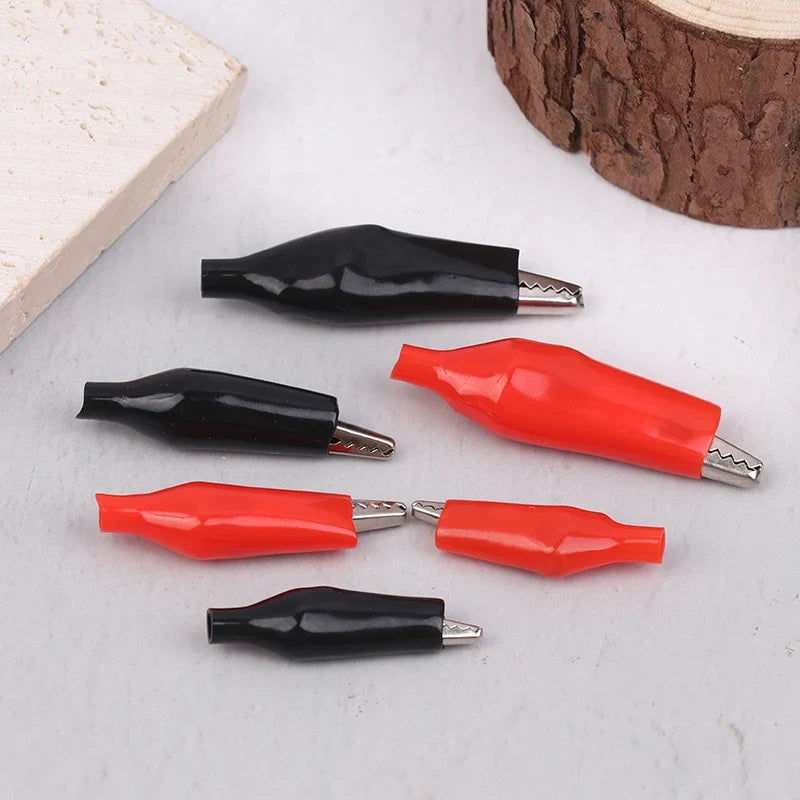 Metal Alligator Clip Crocodile Electrical Clamp Testing Probes Electrical Testing Clips Qme