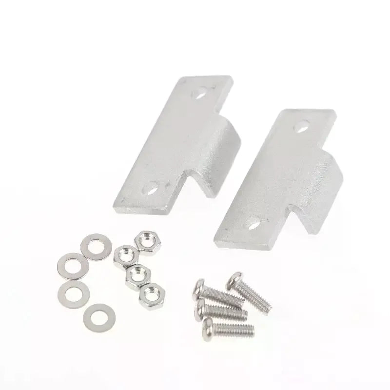 Turntable Dust Cover Hinge Repair Kit – Brackets, Screws & Nuts Turntable Repair Kit Qme