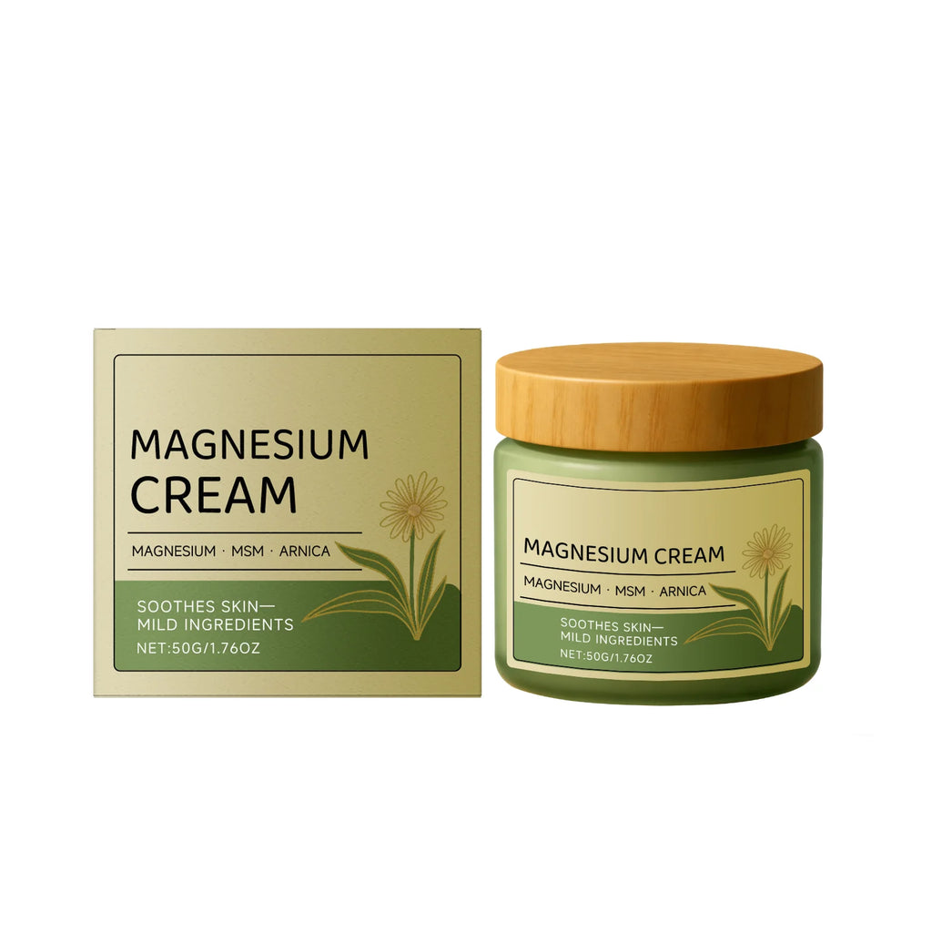 Magnesium Body Cream 50g – Moisturizing Massage Lotion Body Moisturizing Cream Qst 50g