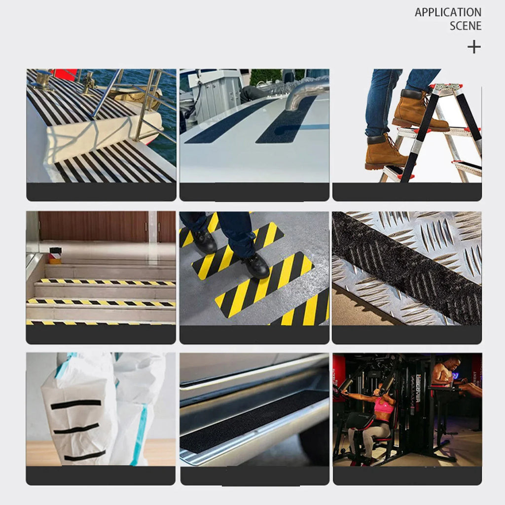 Anti-Slip Traction Tape – Waterproof Stair Tread Grip Anti-Slip Safety Tape Qme