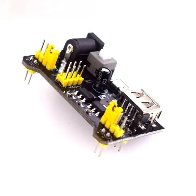 MB-102 Breadboard Power Supply Module 5V 3.3V USB & DC Input Breadboard Power Module Qme