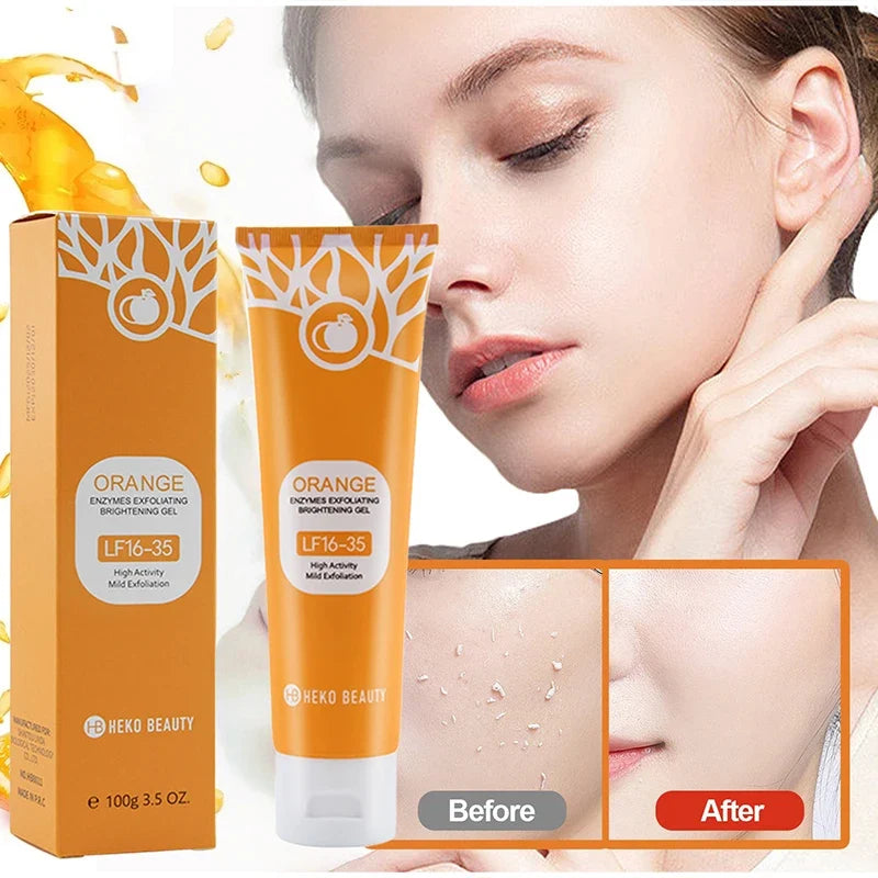 Orange Exfoliating Gel Body Scrub – Smooth Skin | Qme Body Exfoliating Scrub Qme