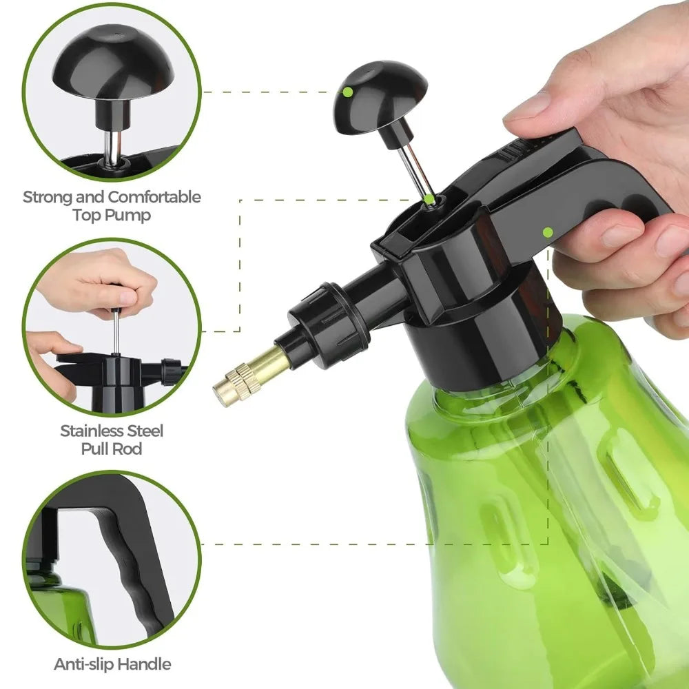 1.5L Hand Pressure Garden Sprayer Bottle – Plant Mist Sprayer Garden Pressure Sprayer Qme