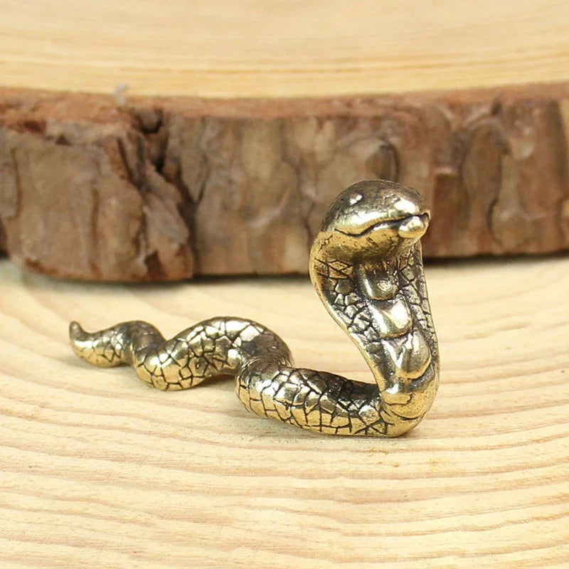Vintage Brass Miniature Animal Figurines | Antique Desk Ornaments Decorative Figurine Qme
