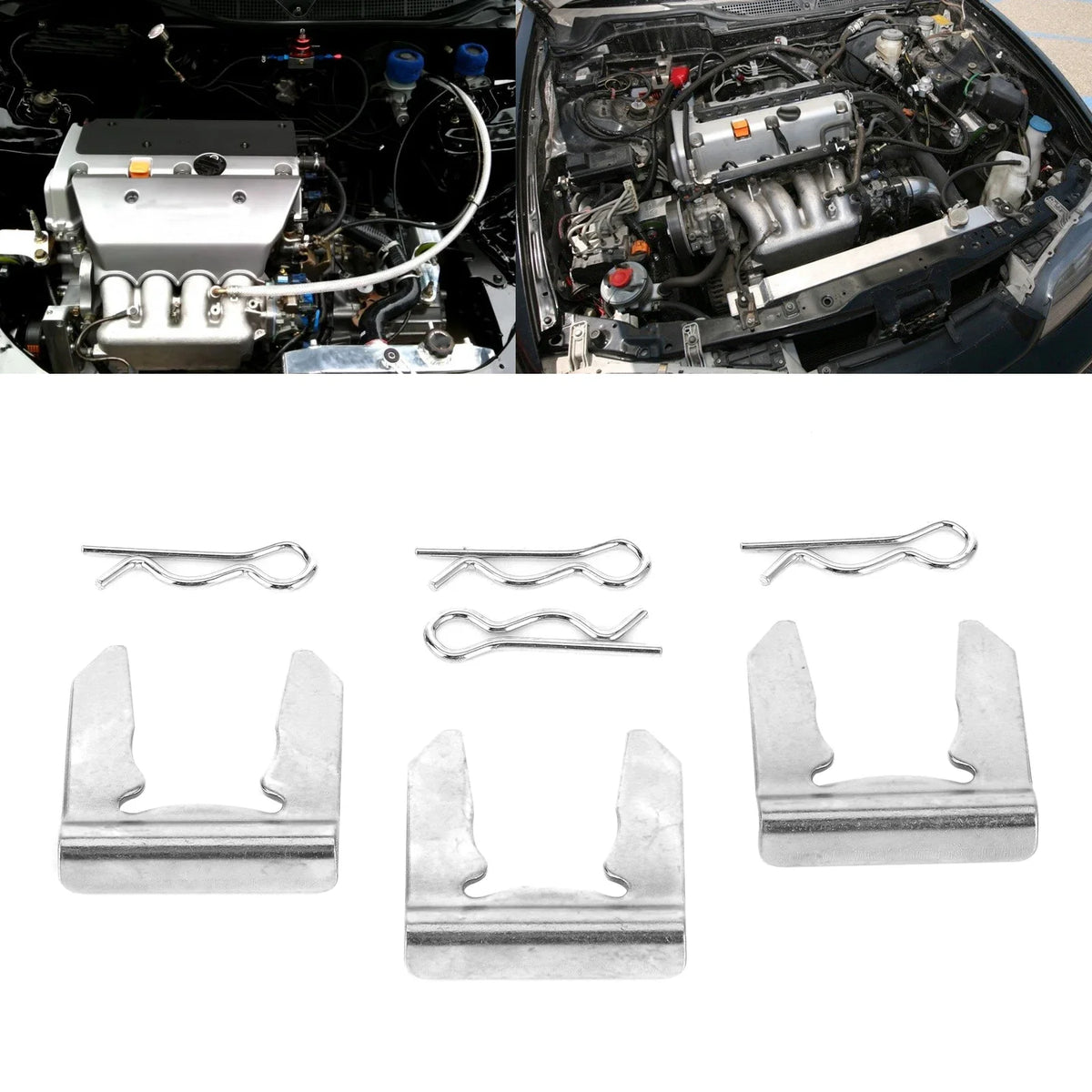 Shifter Cable Mounting Clip Pin Kit KTD-CAB-HRD | EK EG K-Swap Shifter Cable Hardware Qme