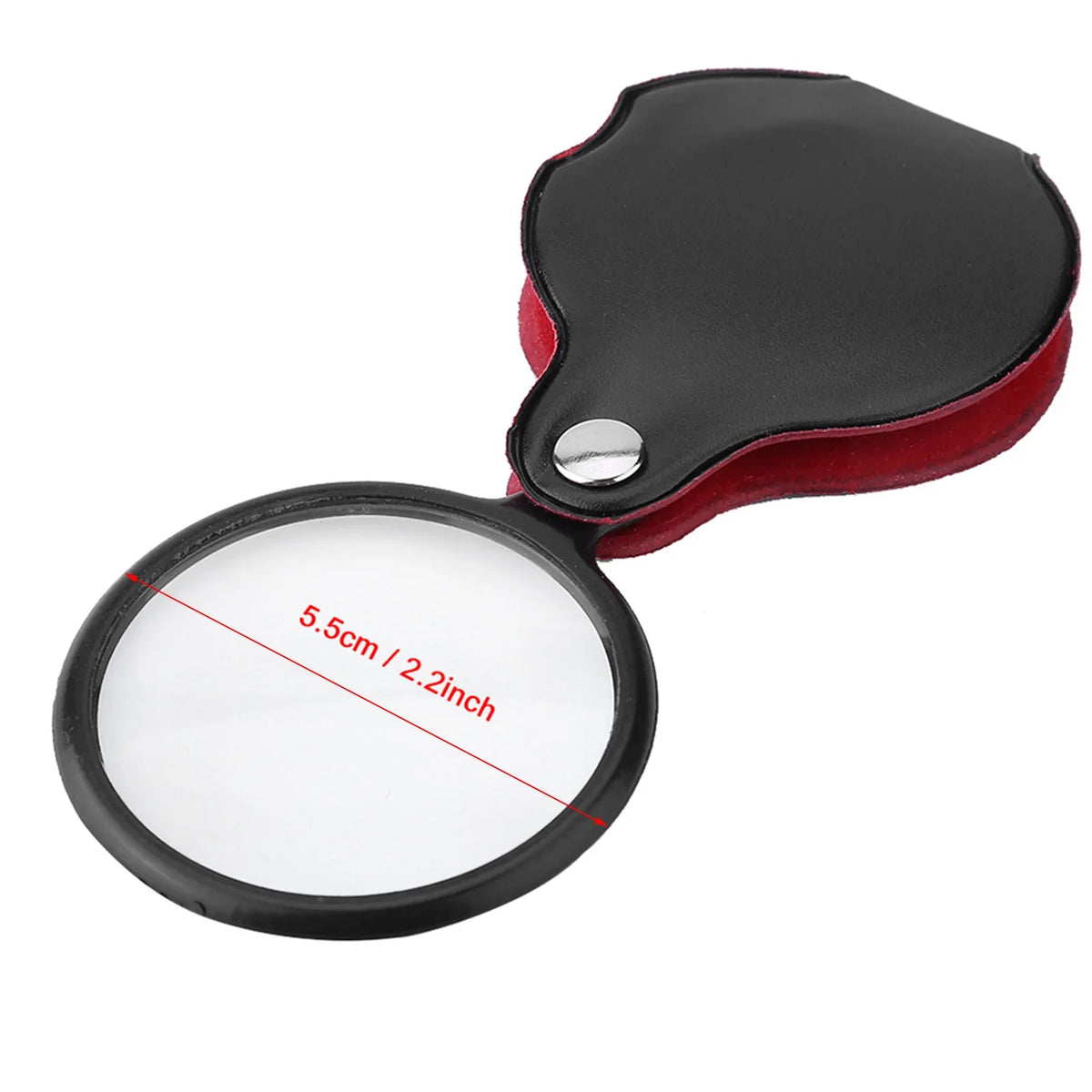 8X Mini Foldable Jewelry Magnifier Loupe with Pouch | Qme Jewelry Magnifier Loupe Qme