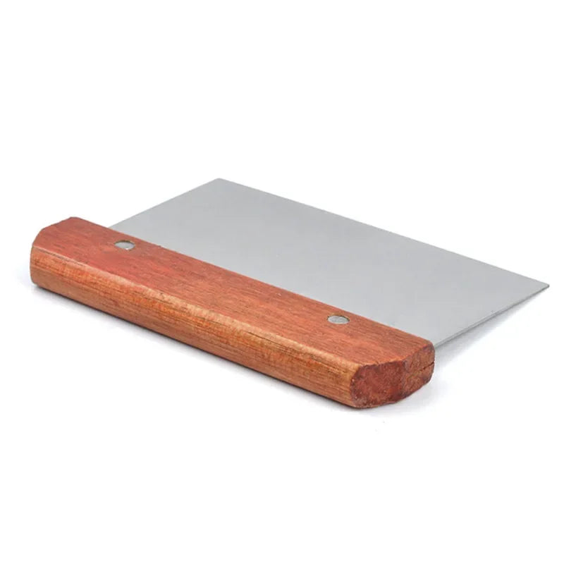 Stainless Steel Pastry Cutter Set – Dough Scraper & Noodle Knife Pastry Cutter Set Qme