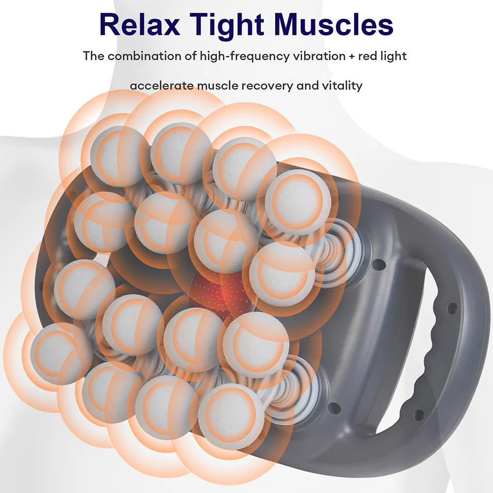 16-Head Percussion Massage Gun – Full Body Fascia Massager Percussion Massage Gun Qst