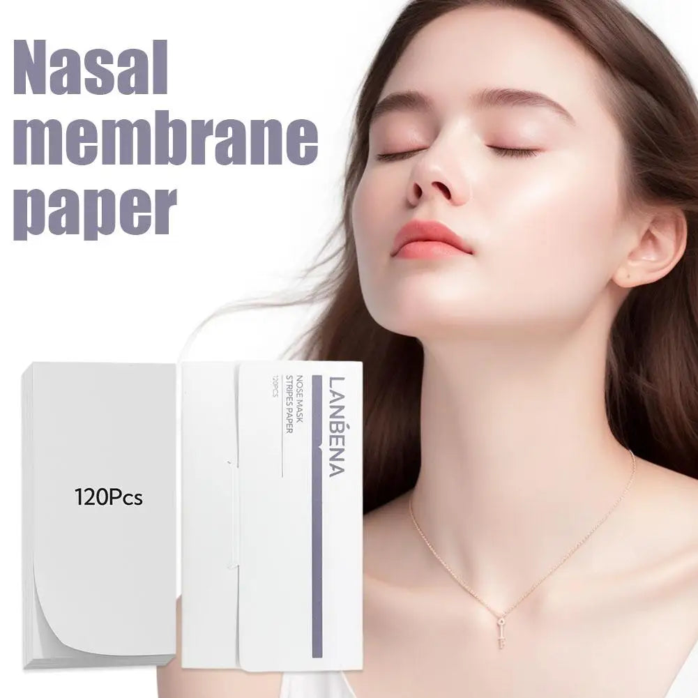 Plant Pore Strips Blackhead Removal Nose Cleansing Papers 120pc Nose Pore Strips Qme