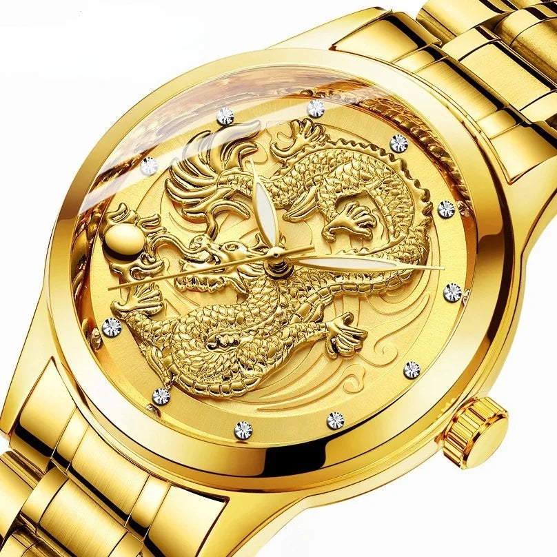 Men's Large Dial Quartz Watch | Stainless Steel Strap Quartz Wristwatch Qme