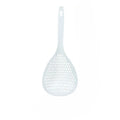 Slotted Pasta Spoon Strainer Scoop Skimmer Set with Handle Slotted Spoon Set Qme White