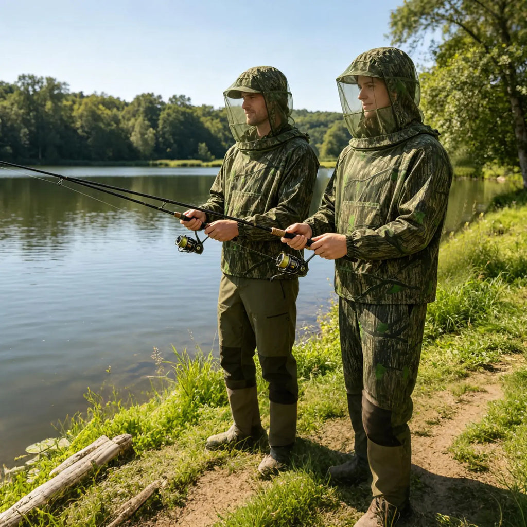 Mesh Hooded Insect-Proof Suit for Fishing Hunting & Hiking Outdoor Insect-Proof Suit Qst